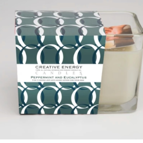 Creative Energy Candle Peppermint + Eucalyptus - Picture 2 of 7